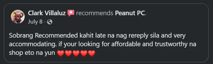Clark Villaluz recommends Peanut PC on Facebook