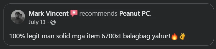 Mark Vincent recommends Peanut PC on Facebook
